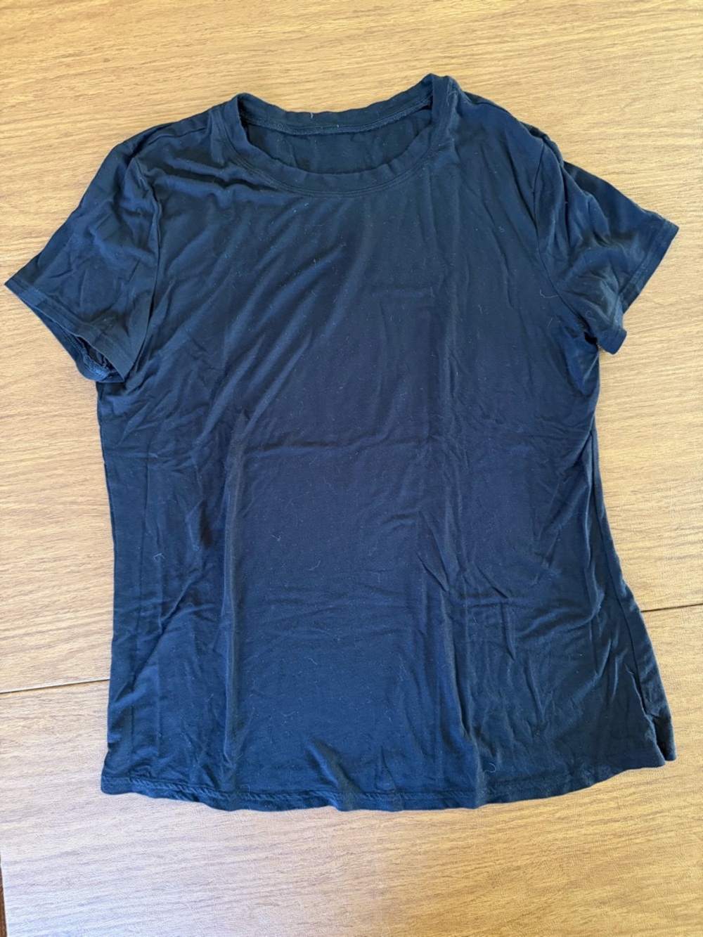 Women's Classic Black Crewneck Tee